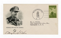 General Douglas MacArthur Signed First Day Cover (Beckett)