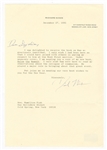 Richard Nixon Typed Signed Letter (Beckett)
