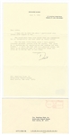 Richard Nixon Typed Signed Letter (Beckett)