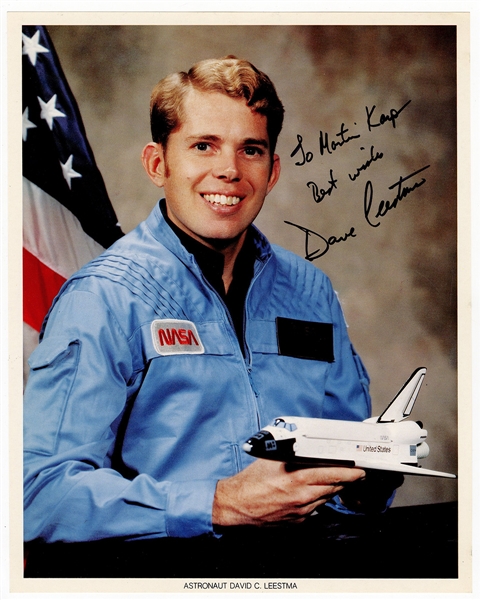 David Leestma Signed Photograph
