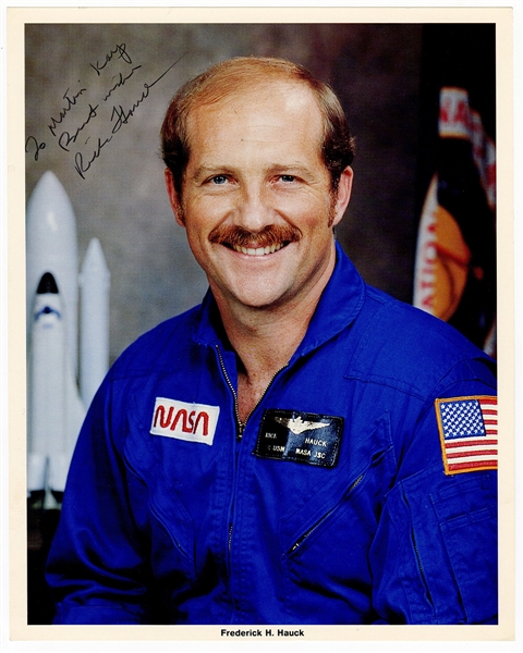 Frederick Hauck Signed Photograph
