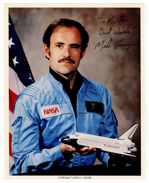 John "Mike" Lounge Signed Photograph