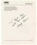Mary Cleave Signed Photograph