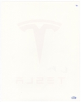 Elon Musk Signed Tesla Photograph (ACOA)