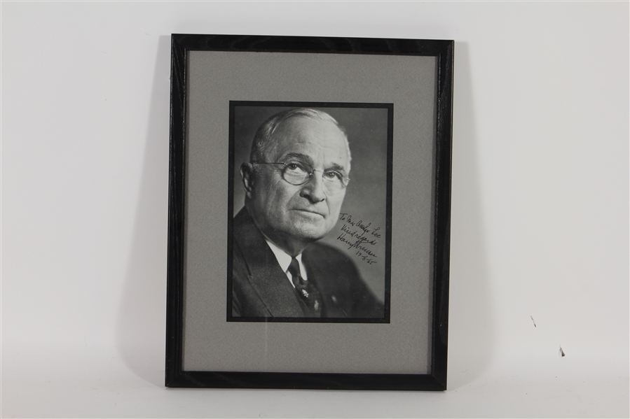 Harry S. Truman Signed Photograph (JSA)