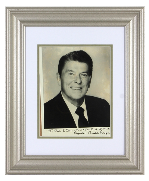 Ronald Reagan Signed Inscribed Photograph (PSA/DNA)
