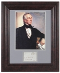 John Tyler Signature Cut (Signed Free Frank Address Panel) (JSA)