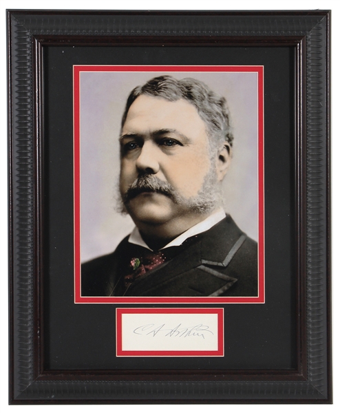 Chester A Arthur Signature Cut (JSA)