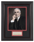 Warren Harding Signature Cut (JSA)