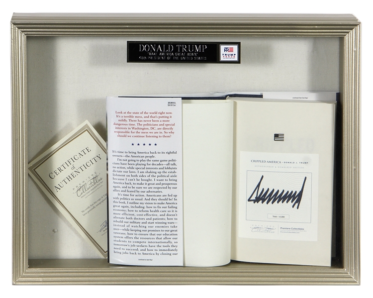 Donald Trump Signed Book
