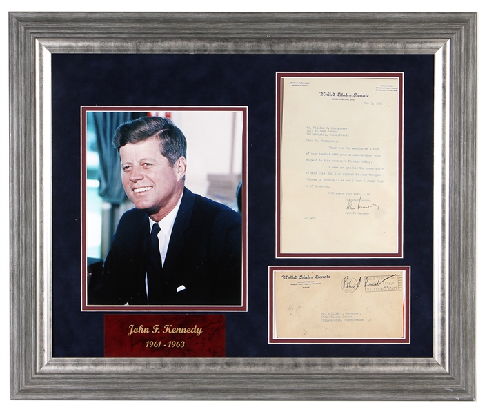 John F Kennedy Signed Letter (Senate) 1954 (PSA/DNA)