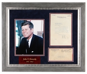 John F Kennedy Signed Letter (Senate) 1954 (PSA/DNA)