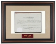 Ulysses S Grant Signed Appointment Document 1869