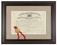 William McKinley Signed Postmaster Appointment 1898 (JSA)