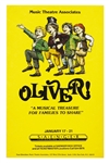 "Oliver" Original Vintage Musical Show Poster
