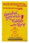 "Fiddler on the Roof" Original Vintage Musical Show Poster