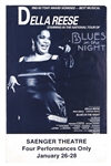 Della Reese "Blues in the Night" Original Vintage Musical Show Poster