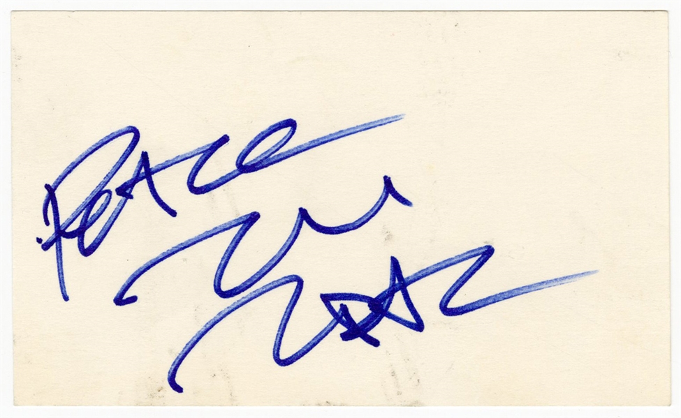 Tupac Shakur Signed Cut Autograph (JSA)