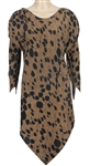 Whitney Houston Owned & Worn Animal Print Dress