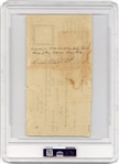 Benjamin Lincoln Signed 1806 Document (PSA/DNA Encapsulated)