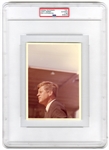 John F. Kennedy 1963 Original “Type 1” Photograph Taken by Cecil W. Stoughton (PSA/DNA Encapsulated)