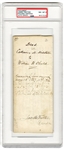 James Monroe Trotter Signed Deed (1887) First African American Postal Employee (PSA/DNA NM-MT 8)