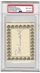 Thor Heyerdahl Signed Bookplate Kon-Tiki Expedition (PSA/DNA NM-MT 8)