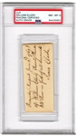 William Ellery Signature Cut Founding Father Signed Declaration of Independence (PSA/DNA NM-MT 8)