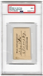 George S. Patton Signed Cut (PSA/DNA Encapsulated Graded 7)