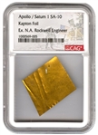 Apollo / Saturn 1 SA-10 Kapton Foil Ex. North American Rockwell Engineer (CAG Encapsulated)