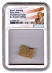 John F. Kennedy Fabric from Presidents Sweater (CAG Encapsulated)