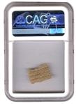John F. Kennedy Fabric from President's Sweater (CAG Encapsulated)
