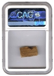 Abraham Lincoln Law Office Building Artifact - Oak Lathing Swatch (CAG Encapsulated)