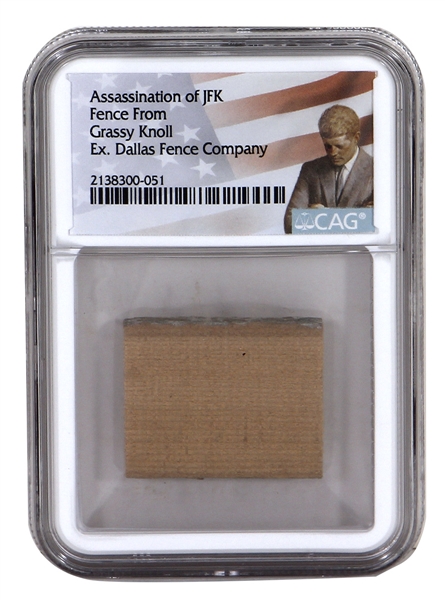 Assassination of John F. Kennedy Fence from Grassy Knoll (CAG Encapsulated)