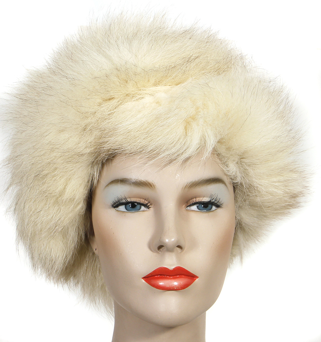 Lot Detail - Janis Joplin Owned & Worn White Fur Hat (Photo-Matched)