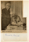 Collection of Political Figures Signed Postage Stamp Display (40+)