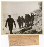 Collection of World War II Original Wire Photographs (approx 100 / 2 binders)