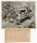 Collection of World War II Original Wire Photographs (approx 100 / 2 binders)