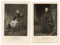 Collection of Engraved Images of Historical Figures (50+)