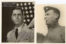 Large Collection of WWII Military Officer Signed Photographs (44)