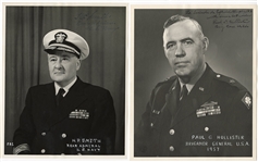 Large Collection of WWII Military Officer Signed Photographs (44)