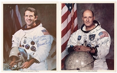 Group of Astronaut Signed Photographs Including Cosmonaut Alexei Leonov (9)