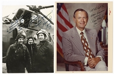 Group of Astronaut Signed Photographs Including Cosmonaut Alexei Leonov (9)