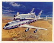 Group of Astronaut Signed Photographs Including Cosmonaut Alexei Leonov (9)