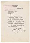 John J. Pershing Signed Letter (1942 re: Salvation Army)