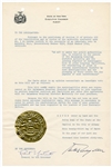 Governor Nelson Rockefeller Signed Legislative NY Bills (2)