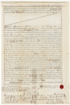 1848 Gouverneur Morris Jr. Signed Indenture Deed (Morrisania)
