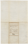 1848 Gouverneur Morris Jr. Signed Indenture Deed (Morrisania)
