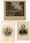 Collection of Historic 19th Century Engravings (Binder)