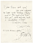 John Lennon Circa 1972 Handwritten & Signed Letter to Howard Smith with Drawings (Caiazzo Guaranteed)